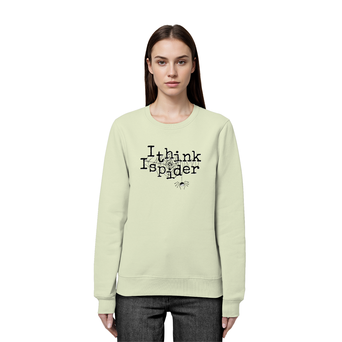 I think I spider - Spinne - Organic Basic Unisex Sweatshirt