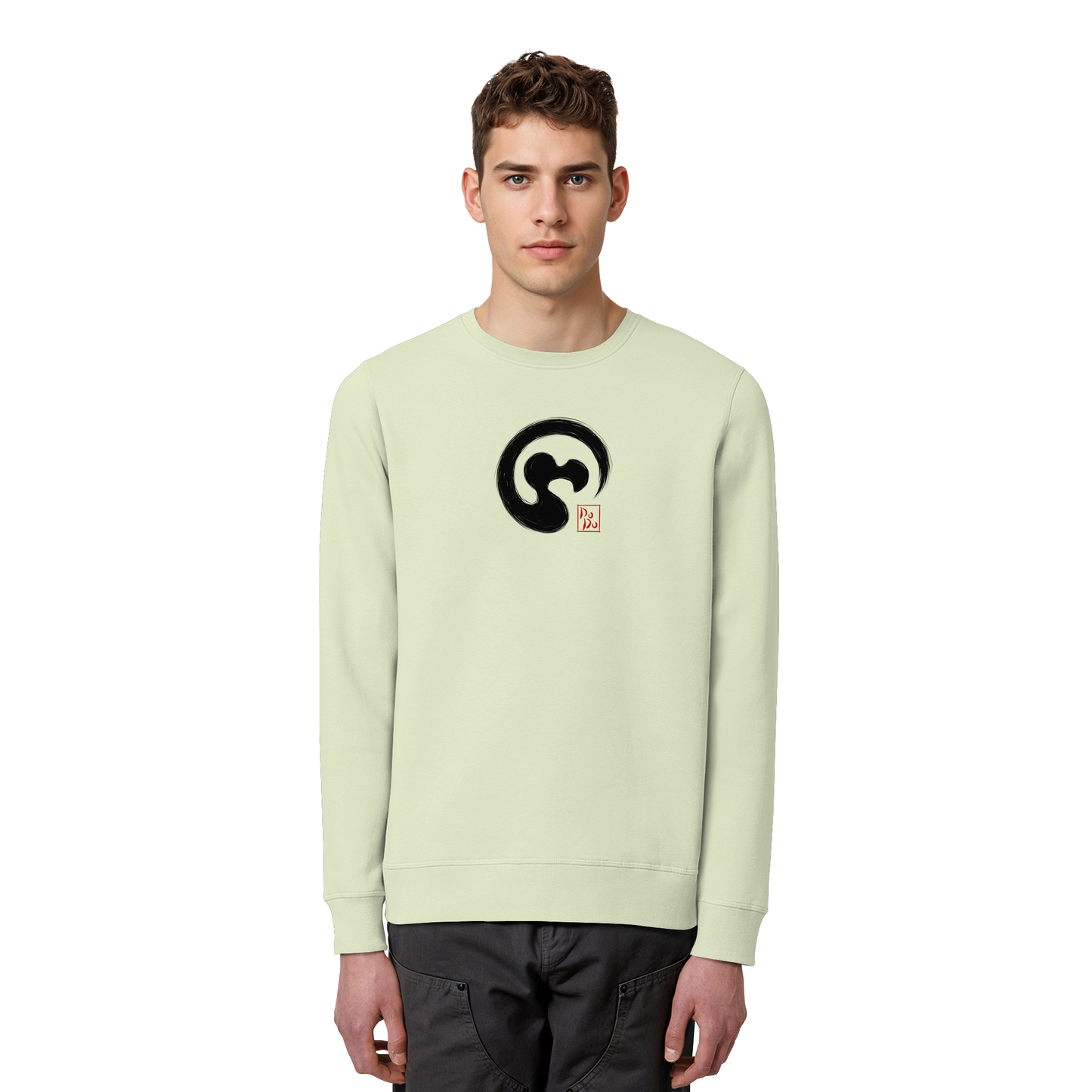 Zen Dodo im japanischen Enso Kreis - Organic Basic Unisex Sweatshirt