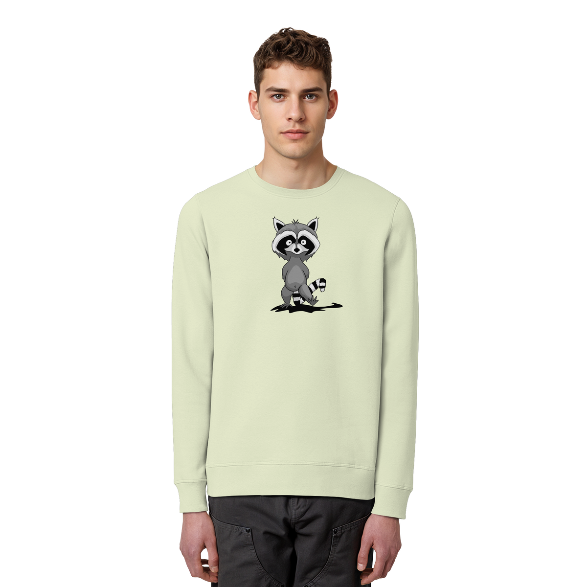 Frecher kleiner Waschbär - Organic Basic Unisex Sweatshirt