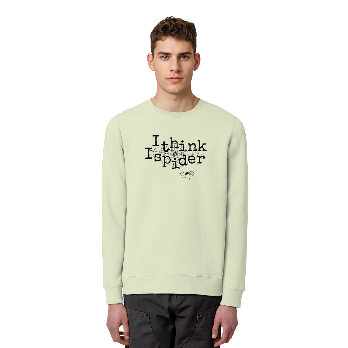 I think I spider - Spinne - Organic Basic Unisex Sweatshirt