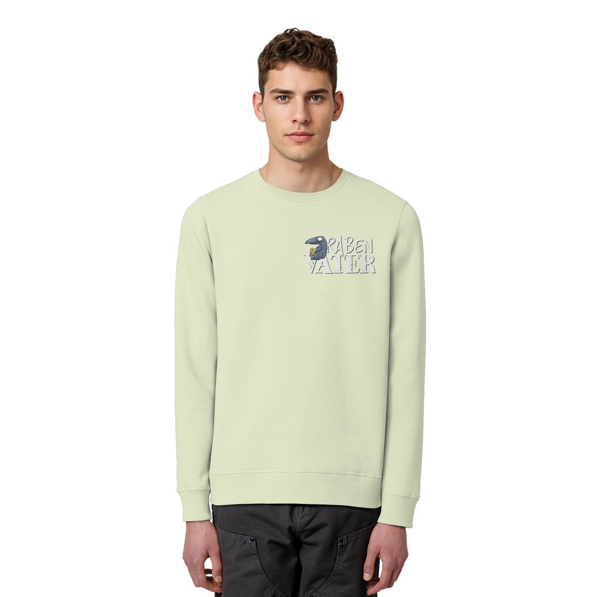 Rabenvater Krähenpapa - Organic Basic Unisex Sweatshirt