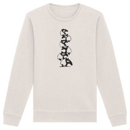 Lustiger Haufen aus Schabracken-Tapiren - Organic Basic Unisex Sweatshirt