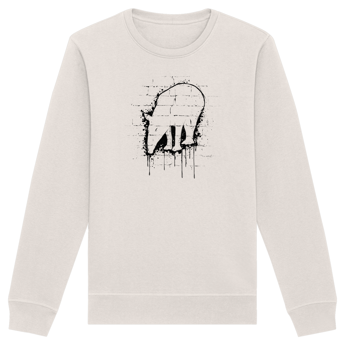 Urban Street Art Tapir Silhouette - Organic Basic Unisex Sweatshirt