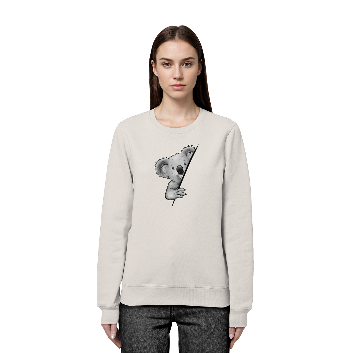 Koala Bär Illustration - Organic Basic Unisex Sweatshirt