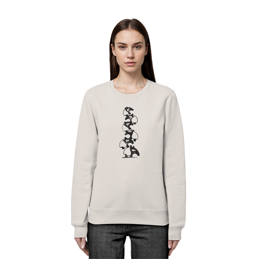 Lustiger Haufen aus Schabracken-Tapiren - Organic Basic Unisex Sweatshirt