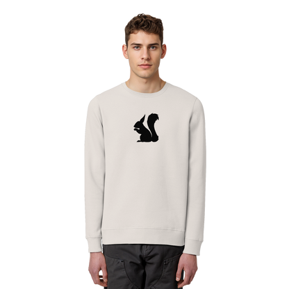 Eichhörnchen Silhouette - Organic Basic Unisex Sweatshirt