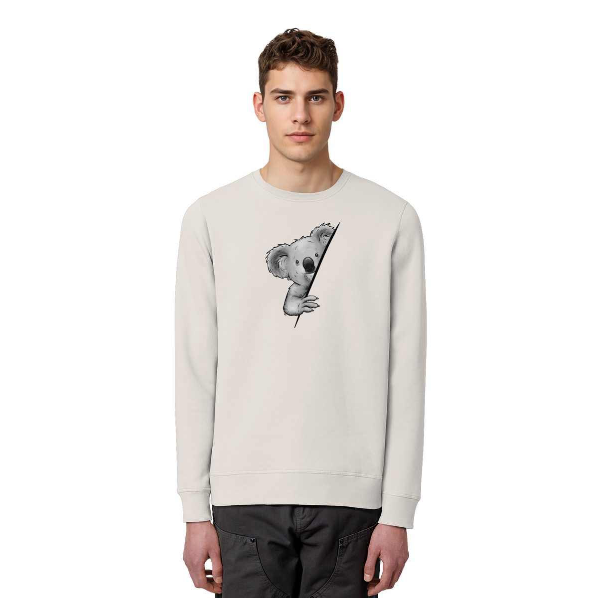 Koala Bär Illustration - Organic Basic Unisex Sweatshirt