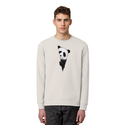 Panda Bär Illustration - Organic Basic Unisex Sweatshirt