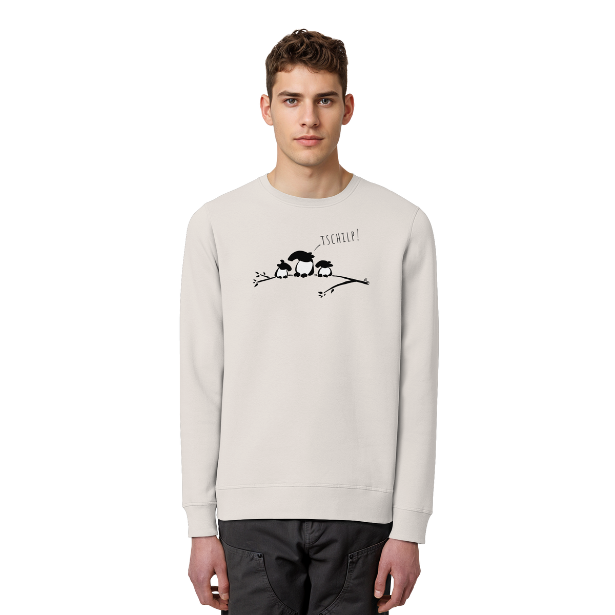 Drei kleine Tapir-Vögel - Organic Basic Unisex Sweatshirt