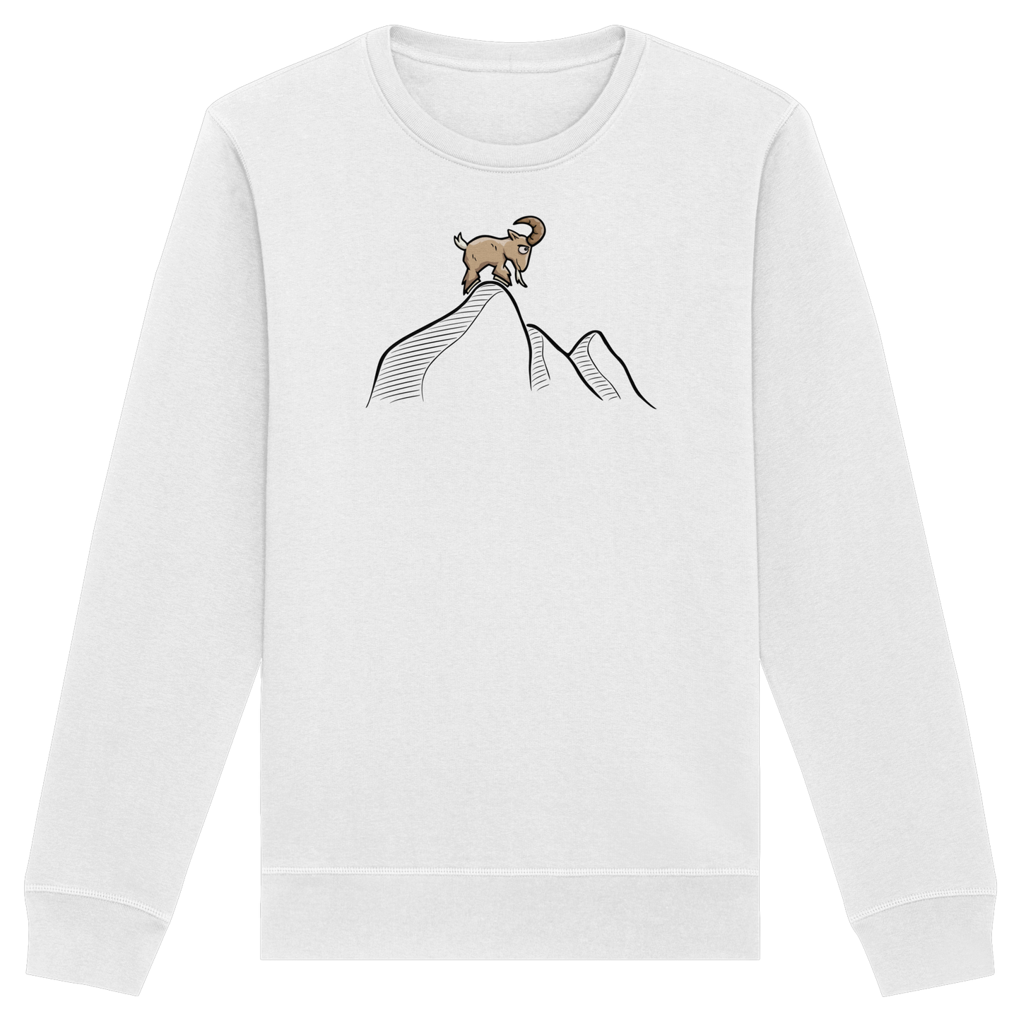 Ziegenbock in den Bergen - Organic Basic Unisex Sweatshirt