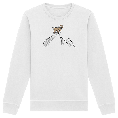 Ziegenbock in den Bergen - Organic Basic Unisex Sweatshirt