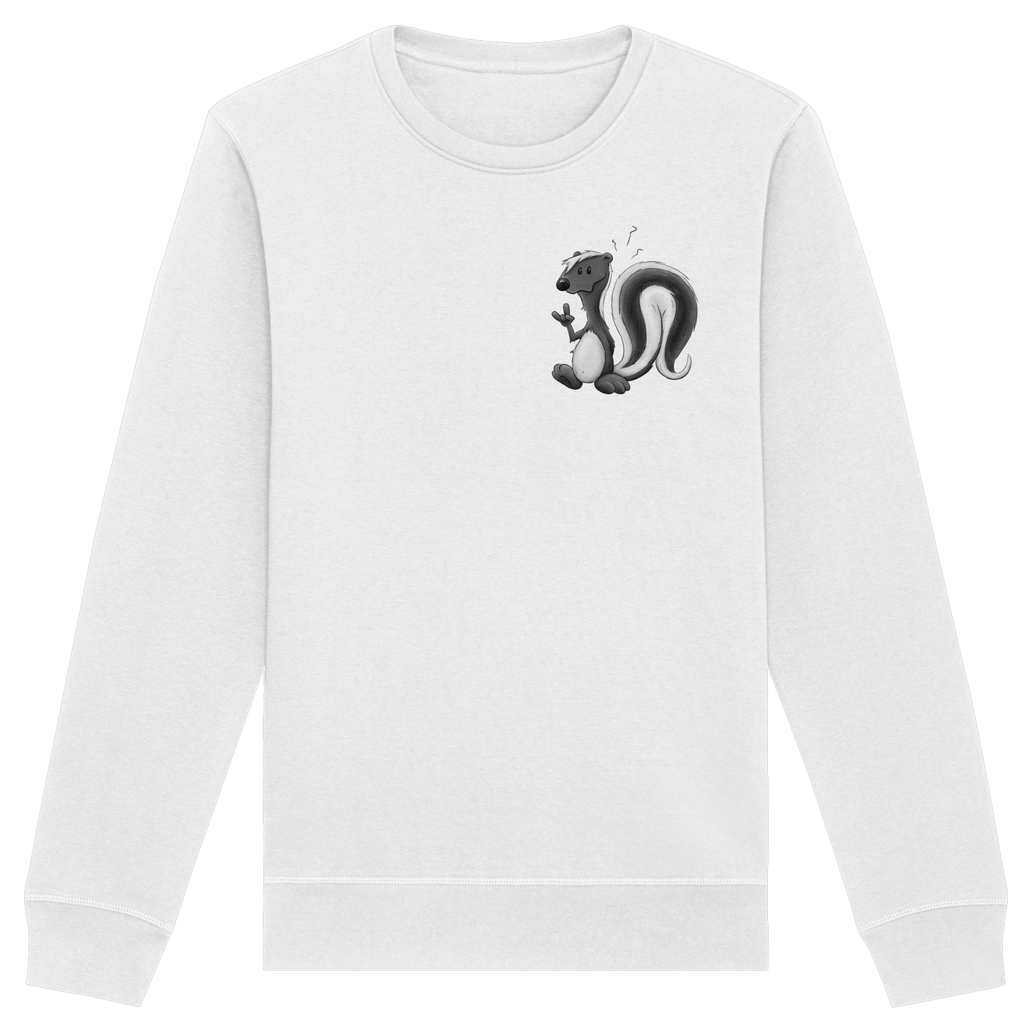 Lustig stinkiges Stinktier - Organic Basic Unisex Sweatshirt