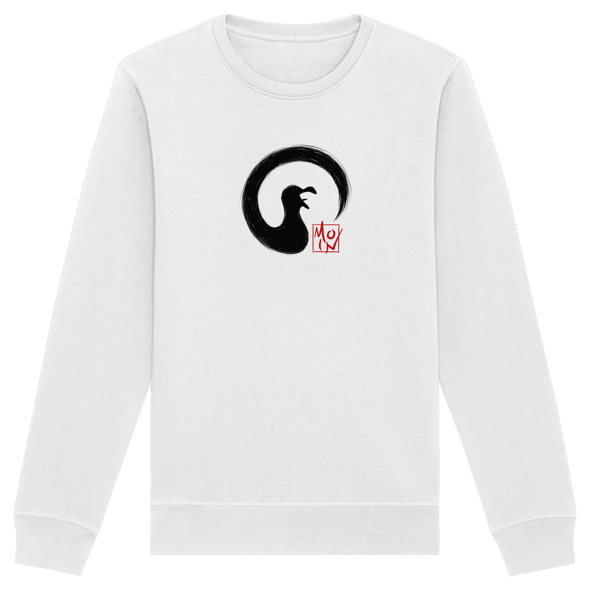 Moin kreischende japanische Enso Möwe - Organic Basic Unisex Sweatshirt