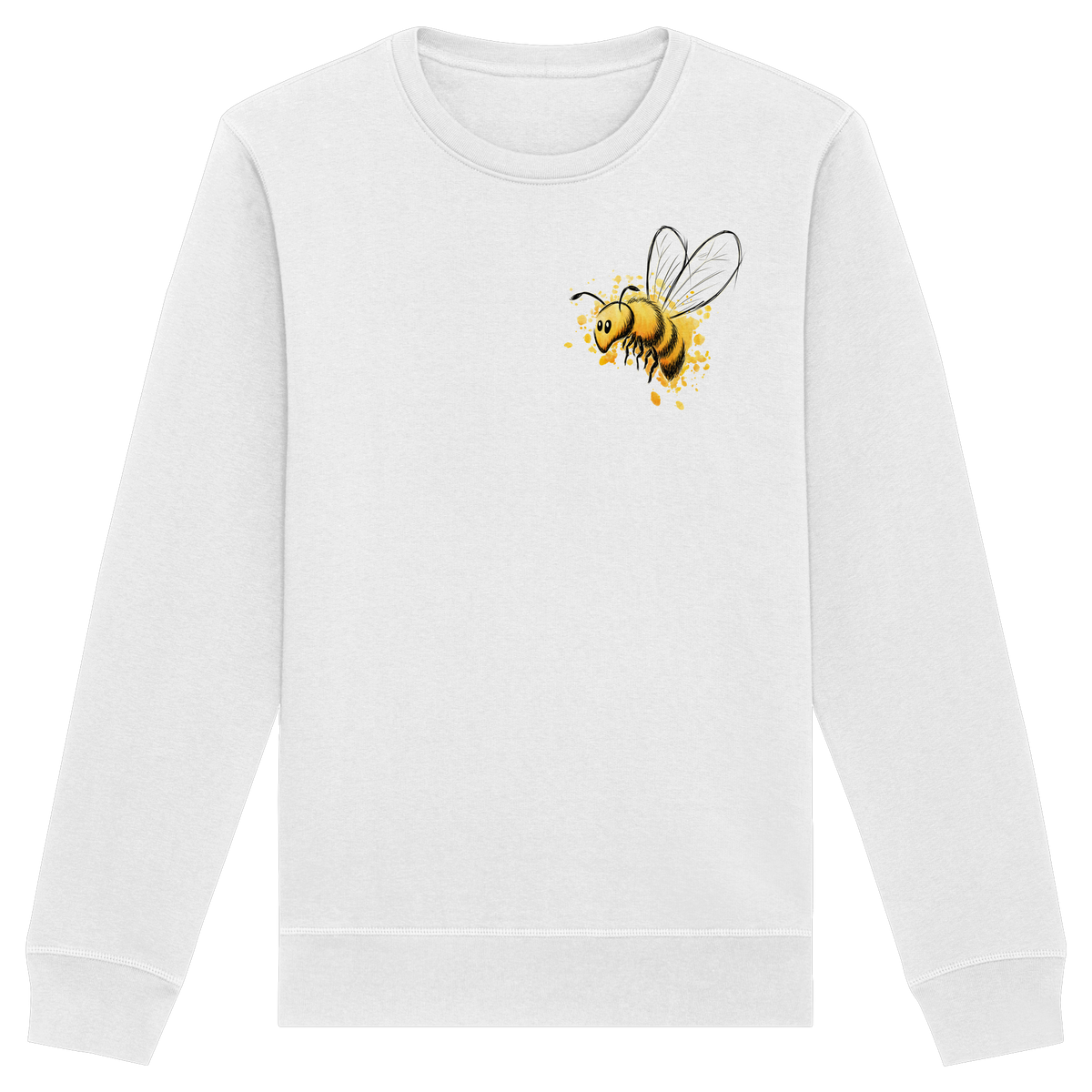 Lässige kleine Honig-Biene - Organic Basic Unisex Sweatshirt