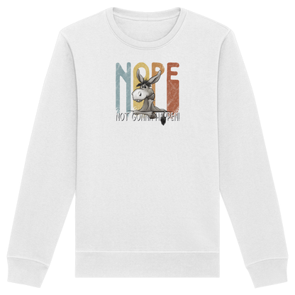 Nope | bockiger Esel - Organic Basic Unisex Sweatshirt