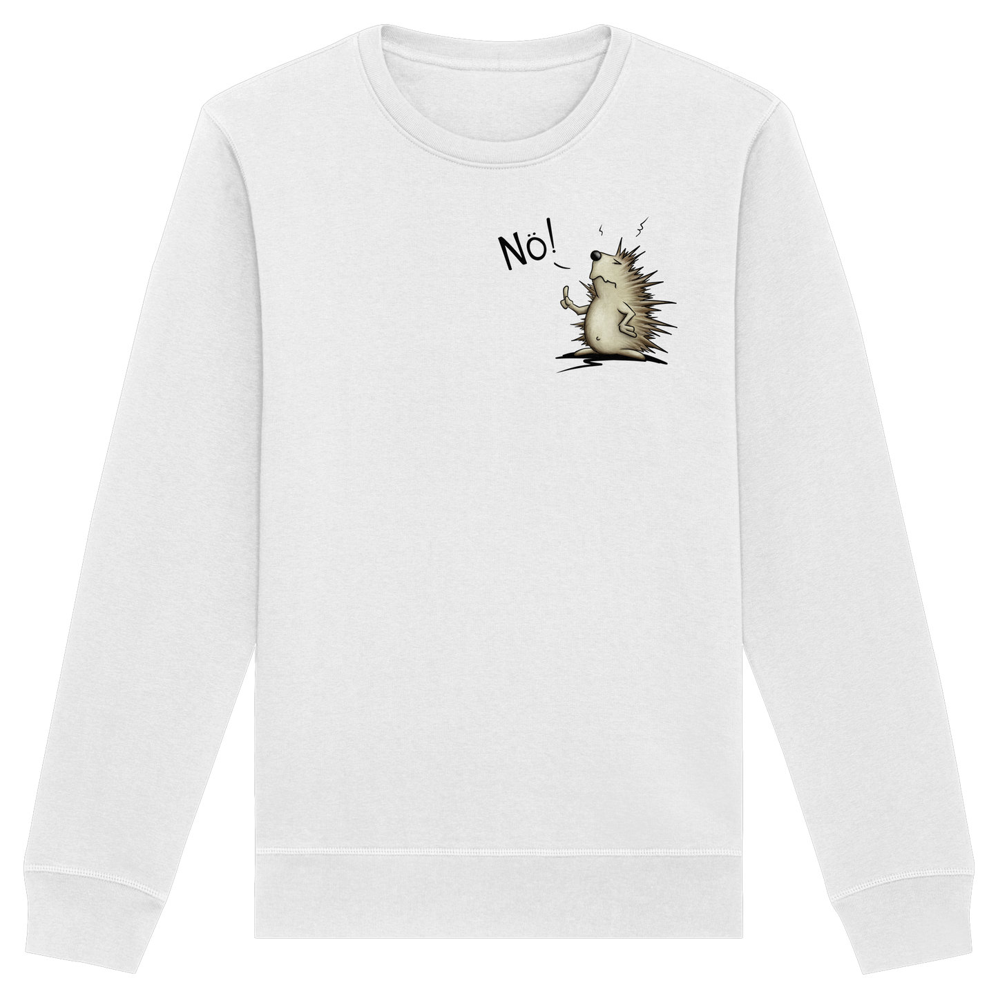 Nö! Grummeliger Igel - Organic Basic Unisex Sweatshirt