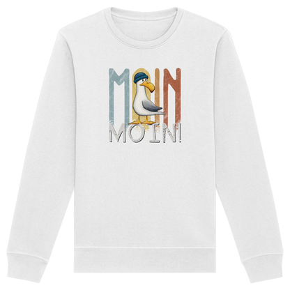 Moin Moin norddeutsche Möwe - Organic Basic Unisex Sweatshirt