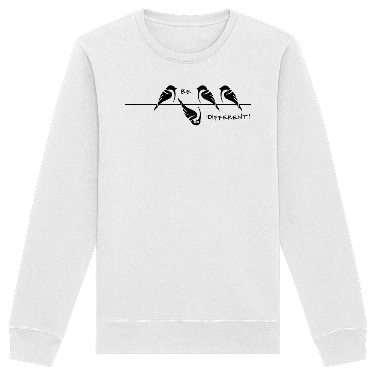 Sei anders, kleiner Spatz - Organic Basic Unisex Sweatshirt