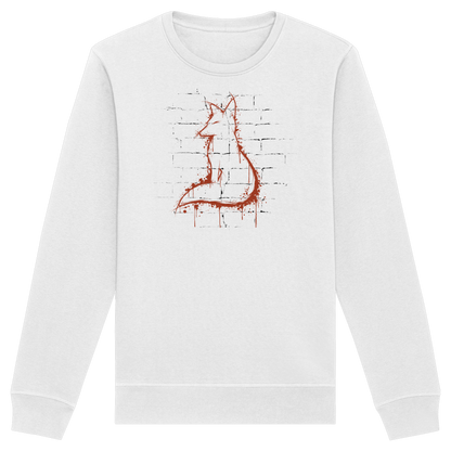 Street Art Fuchs Silhouette - Organic Basic Unisex Sweatshirt