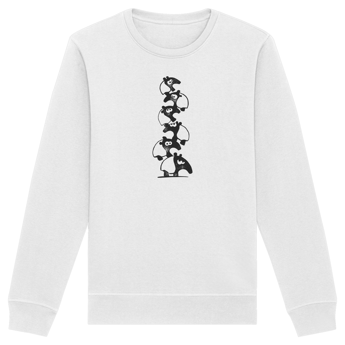 Lustiger Haufen aus Schabracken-Tapiren - Organic Basic Unisex Sweatshirt