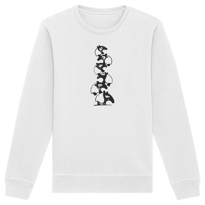 Lustiger Haufen aus Schabracken-Tapiren - Organic Basic Unisex Sweatshirt