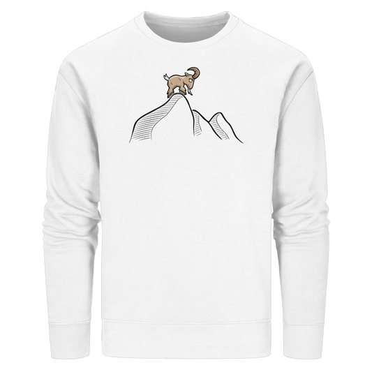 Ziegenbock in den Bergen - Organic Basic Unisex Sweatshirt