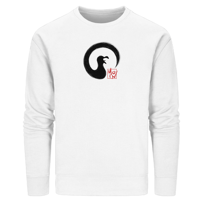 Moin kreischende japanische Enso Möwe - Organic Basic Unisex Sweatshirt