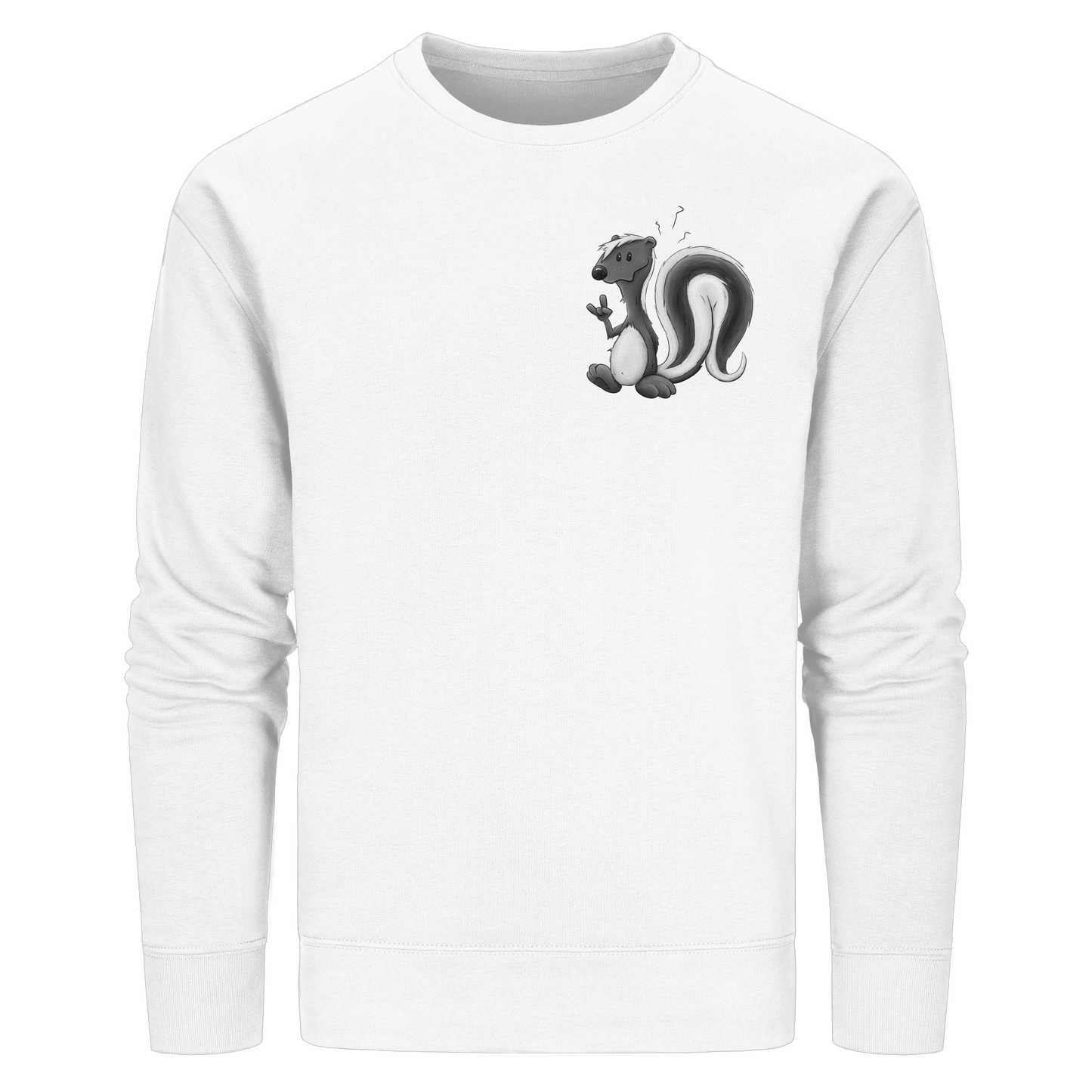 Lustig stinkiges Stinktier - Organic Basic Unisex Sweatshirt
