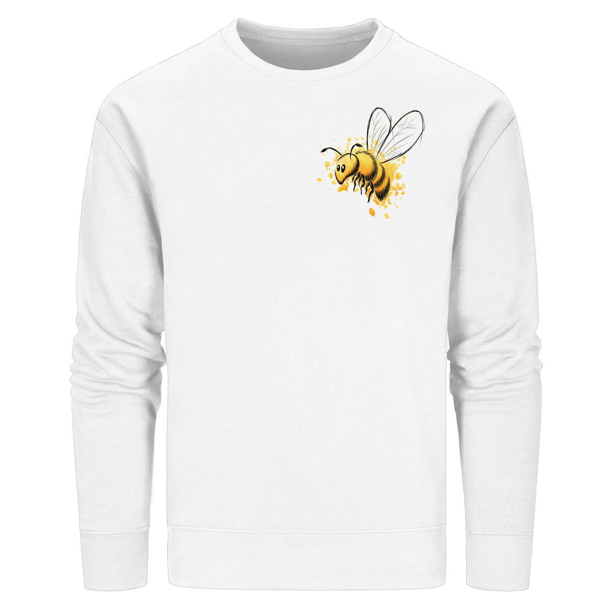 Lässige kleine Honig-Biene - Organic Basic Unisex Sweatshirt