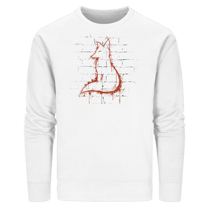 Street Art Fuchs Silhouette - Organic Basic Unisex Sweatshirt