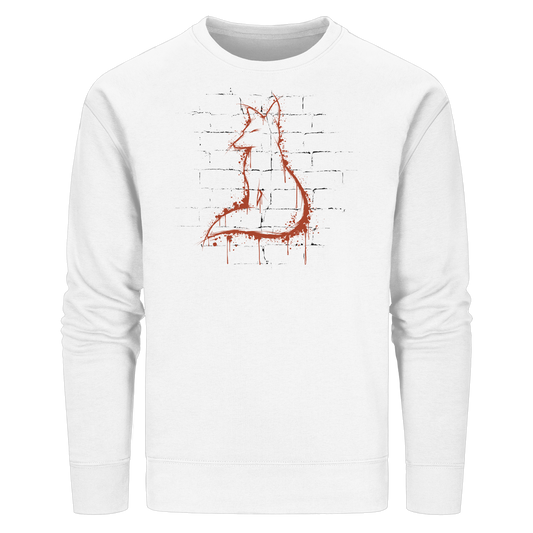 Street Art Fuchs Silhouette - Organic Basic Unisex Sweatshirt