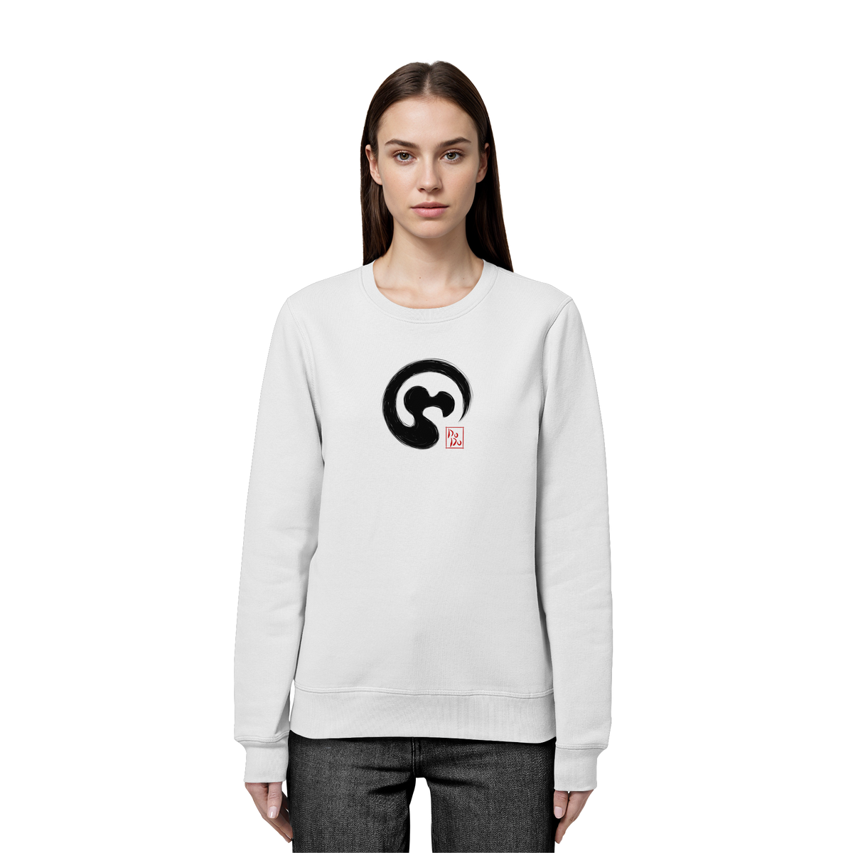 Zen Dodo im japanischen Enso Kreis - Organic Basic Unisex Sweatshirt