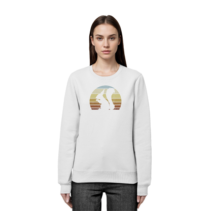 Retro Eichhörnchen Silhouette - Organic Basic Unisex Sweatshirt