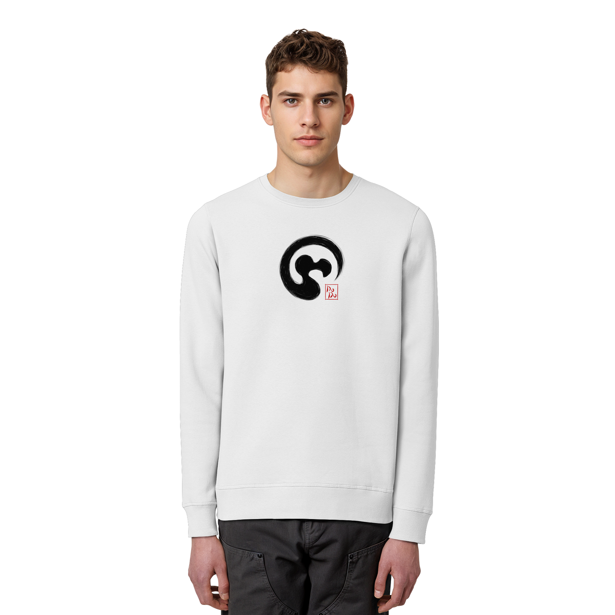 Zen Dodo im japanischen Enso Kreis - Organic Basic Unisex Sweatshirt