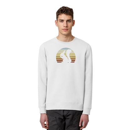 Retro Eichhörnchen Silhouette - Organic Basic Unisex Sweatshirt