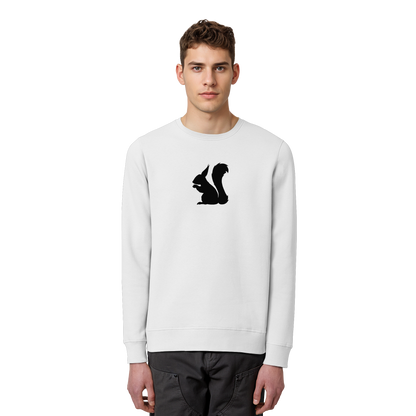 Eichhörnchen Silhouette - Organic Basic Unisex Sweatshirt
