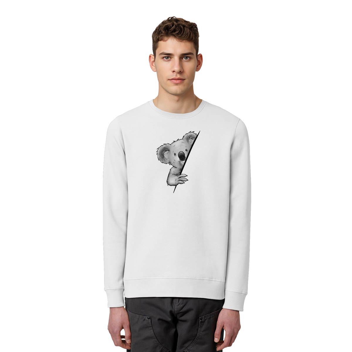 Koala Bär Illustration - Organic Basic Unisex Sweatshirt