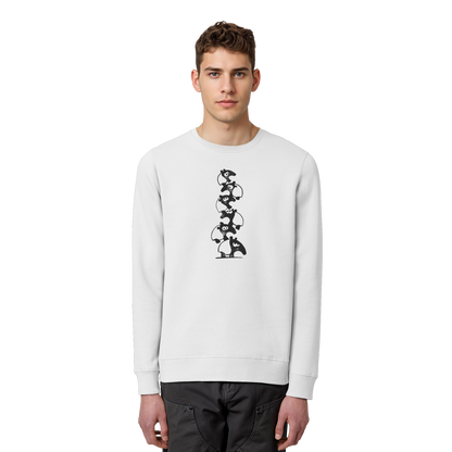Lustiger Haufen aus Schabracken-Tapiren - Organic Basic Unisex Sweatshirt