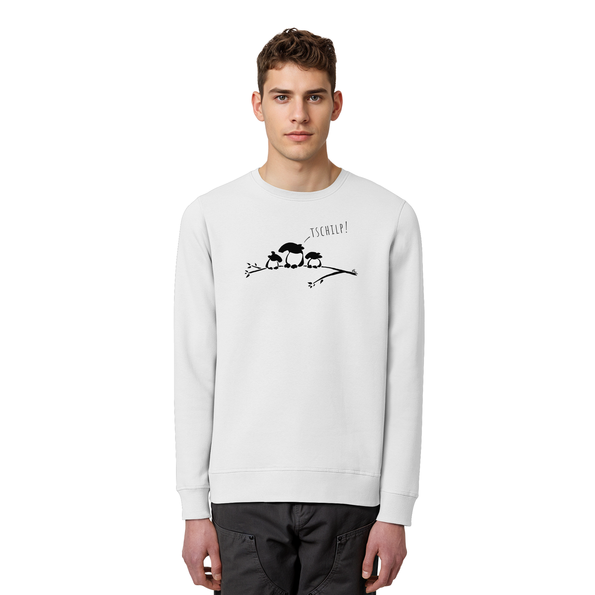 Drei kleine Tapir-Vögel - Organic Basic Unisex Sweatshirt