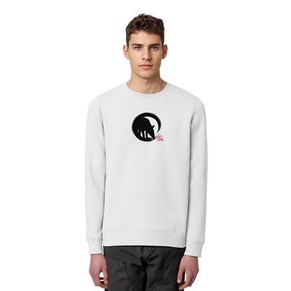 Zen Tapir im japanischen Enso Kreis - Organic Basic Unisex Sweatshirt