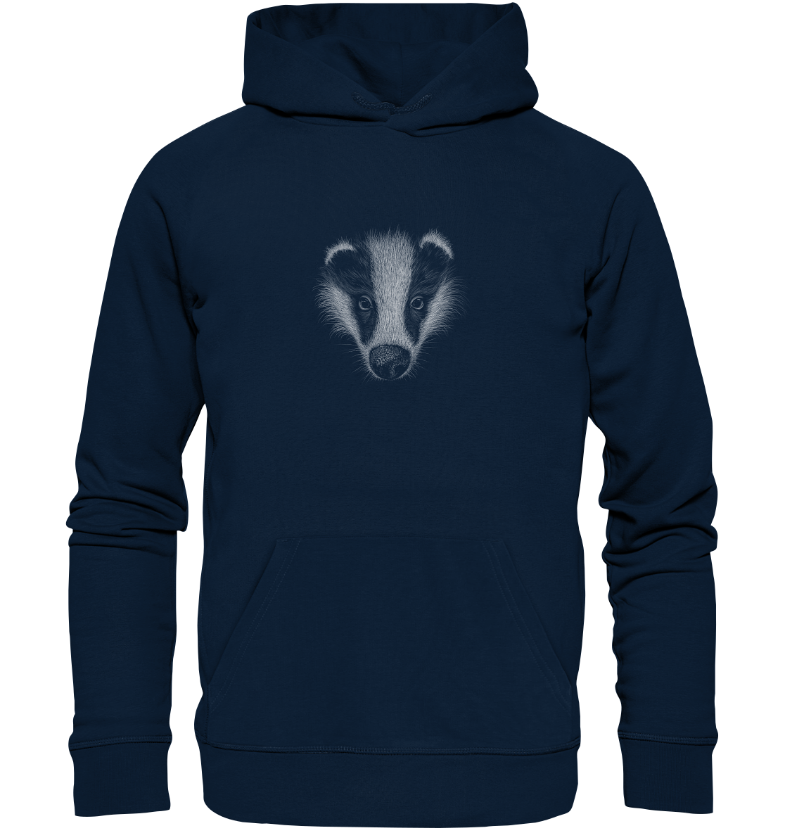 Kritzel-Kunst Dachs Illustration - Organic Hoodie