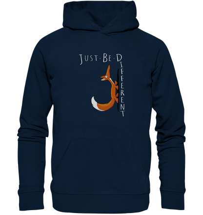 Just Be Different | Sei Anders, kleiner Fuchs - Organic Hoodie