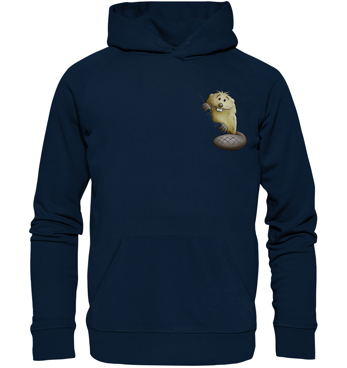 Lustiger frecher Biber - Organic Hoodie