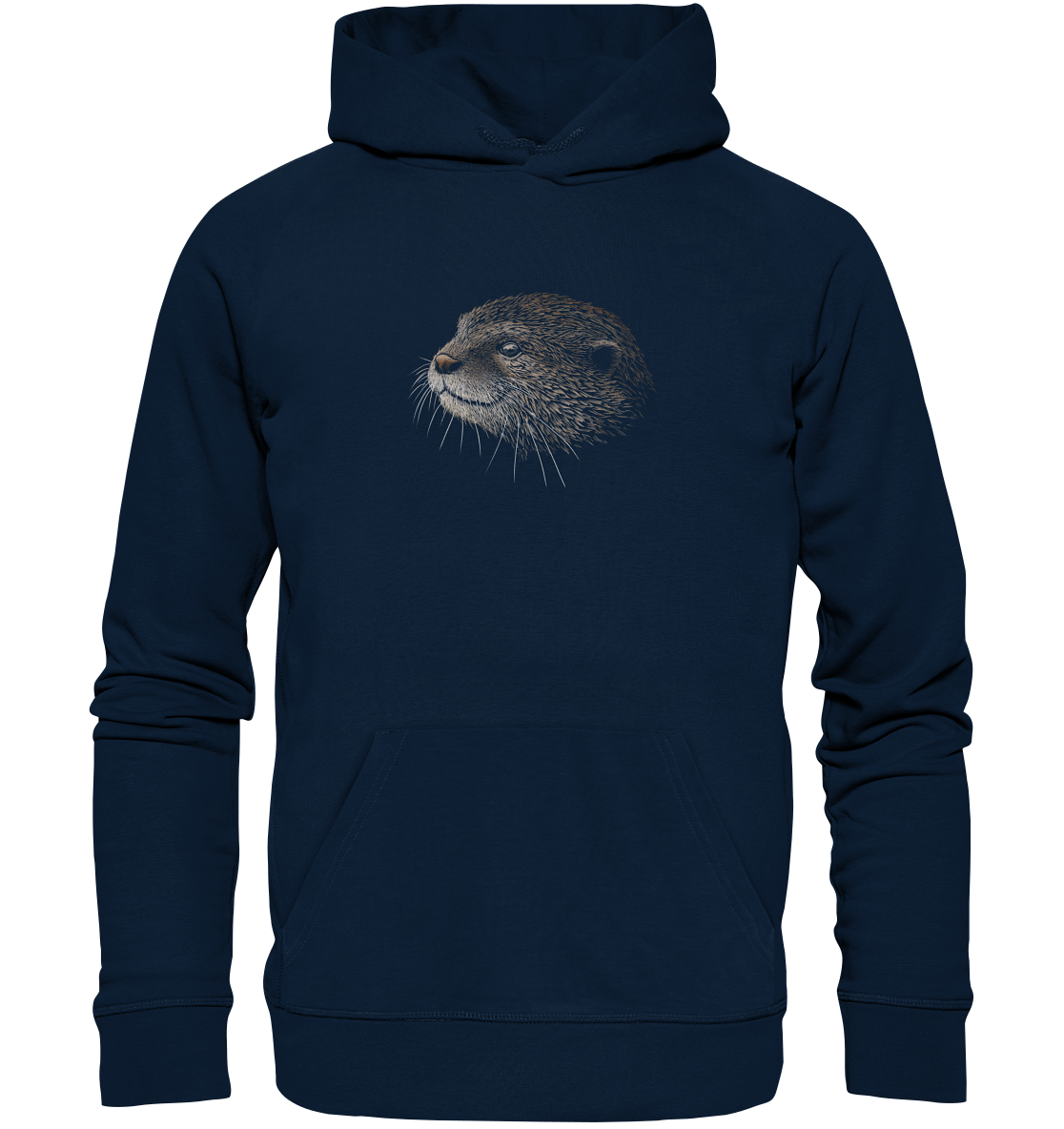 Otter Bleistift Zeichnung KritzelKunst - Organic Hoodie