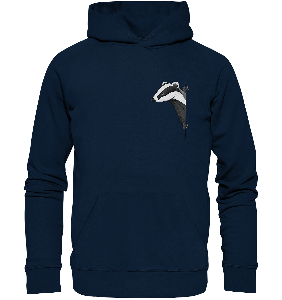 Lässiger Dachs Meister Grimbart - Organic Hoodie
