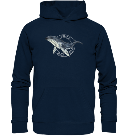 Whale, Hello There | Buckelwal - Organic Hoodie