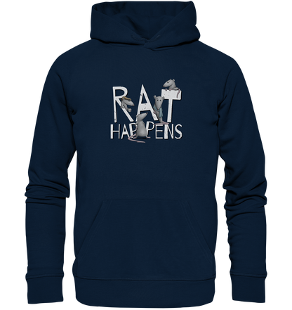 Rat Happens Ratten - Organic Hoodie
