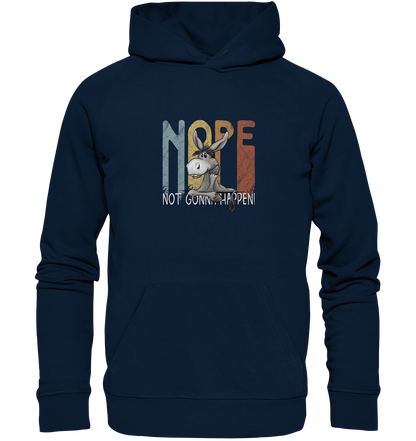 Nope | bockiger Esel - Organic Hoodie