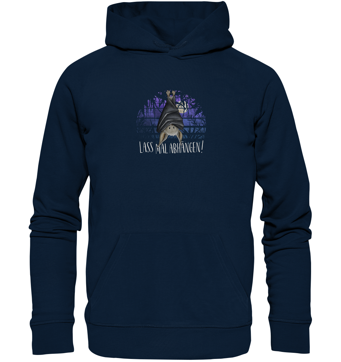 Lass mal abhängen Fledermaus - Organic Hoodie