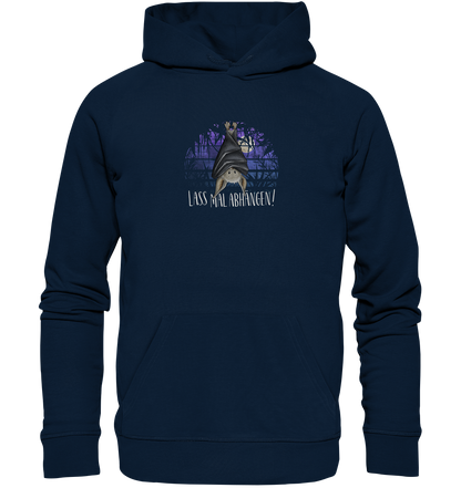 Lass mal abhängen Fledermaus - Organic Hoodie